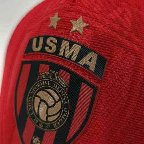Casquette USMA – Rouge/Haut, Noir/Visière