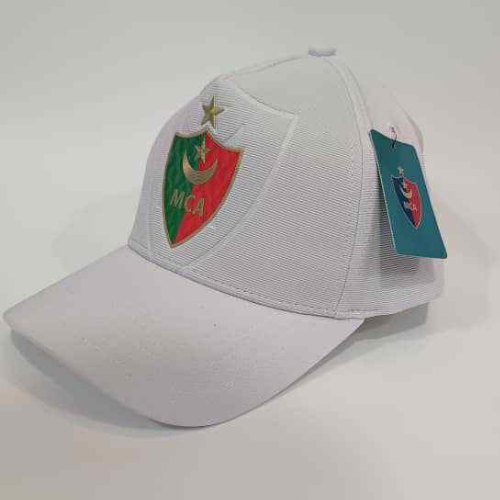 Casquette MCA Blanche – Logo Rouge & Vert