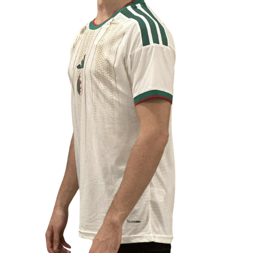 Maillot de l’Équipe Nationale – Blanc, Vert & Doré