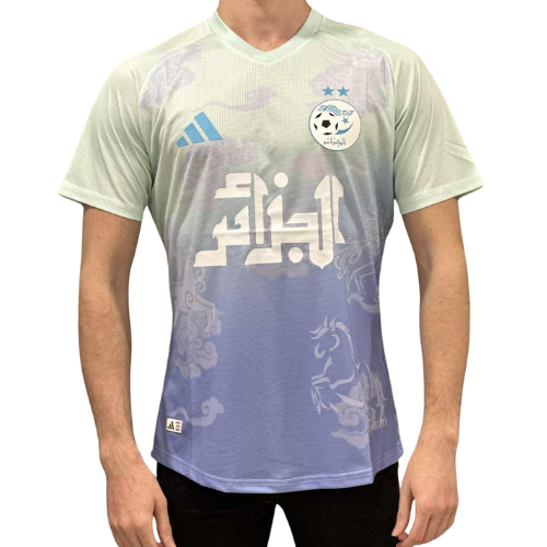 Maillot Algérie Dégradé Blanc/Vert-Violet